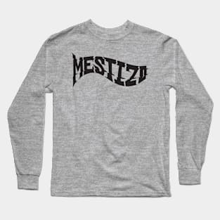 Mestizo Wavy (Black) Long Sleeve T-Shirt